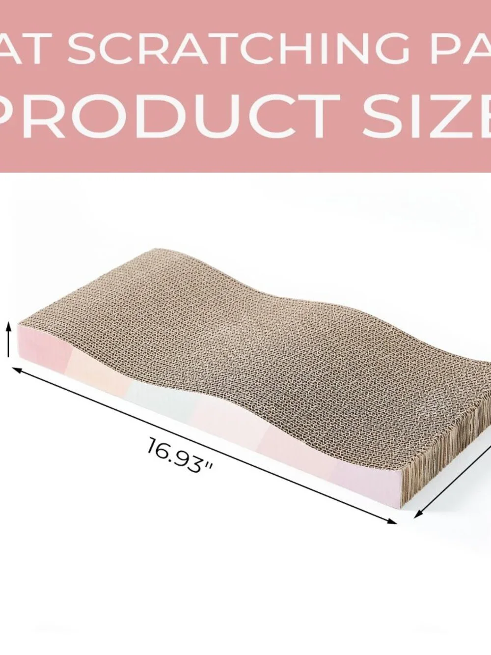 SIDAZON Cat Scratching Board cat Scratcher Cat Scratch Pad Cardboard cat scratch